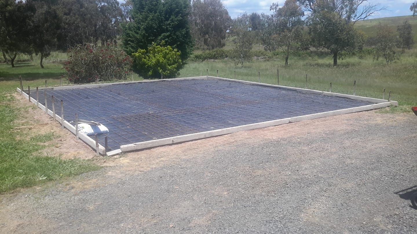 Albion parked in shed